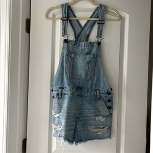 Abercrombie Jean short overalls